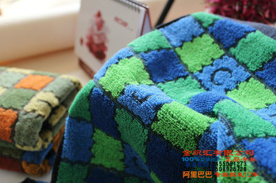 【專柜正品金號0150 純棉田格提緞面巾/廠價批發(fā)/假一賠十】價格,廠家,圖片,毛巾,臨清市金織匯紡織品購銷-